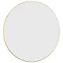Golden round wall mirror Ø 60 cm by vidaXL, Mirrors - Ref: Foro24-348182, Price: 51,93 €, Discount: %