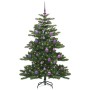 Árbol de Navidad artificial con ramas articuladas 150 cm PVC