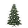Árbol de Navidad artificial con ramas articuladas 180 cm PVC