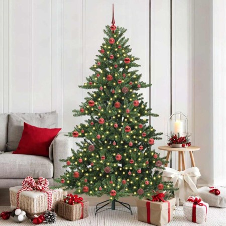 Árbol de Navidad artificial con ramas articuladas 180 cm PVC