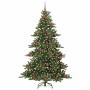 Árbol de Navidad artificial con ramas articuladas 180 cm PVC