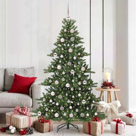 Árbol de Navidad artificial con ramas articuladas 180 cm PVC