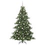 Árbol de Navidad artificial con ramas articuladas 180 cm PVC