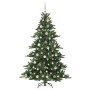 Árbol de Navidad artificial con ramas articuladas 180 cm PVC