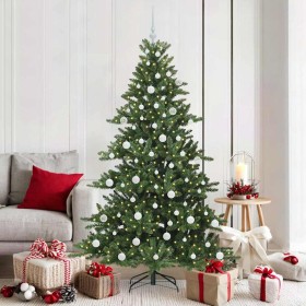 Árbol de Navidad artificial con ramas articuladas 180 cm PVC
