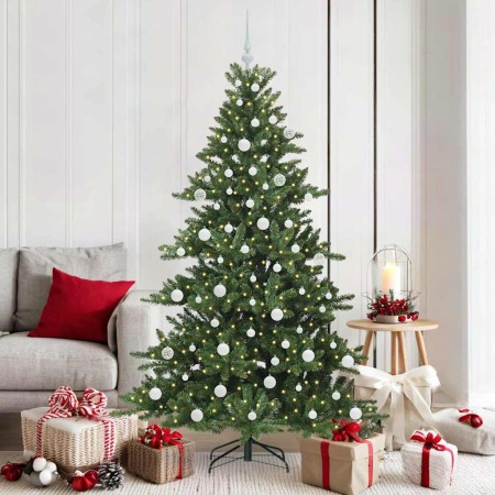 Árbol de Navidad artificial con ramas articuladas 180 cm PVC