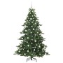 Árbol de Navidad artificial con ramas articuladas 180 cm PVC