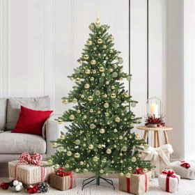 Árbol de Navidad artificial con ramas articuladas 180 cm PVC