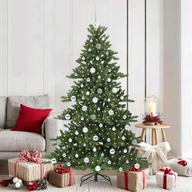 Árbol de Navidad artificial con ramas articuladas 180 cm PVC