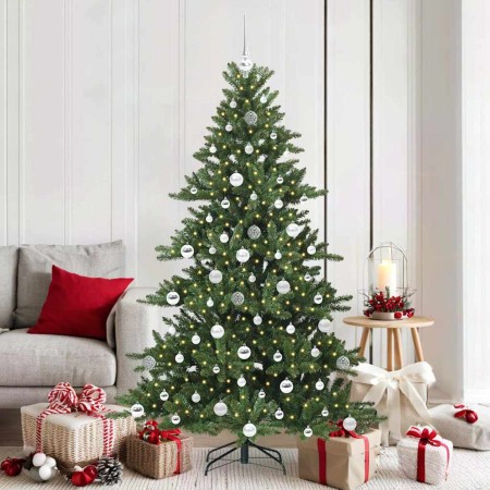 Árbol de Navidad artificial con ramas articuladas 180 cm PVC