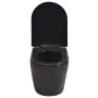 Wall-mounted toilet with hidden black ceramic cistern by vidaXL, Bathrooms - Ref: Foro24-3054477, Price: 365,70 €, Discount: %