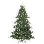 Árbol de Navidad artificial con ramas articuladas 180 cm PVC