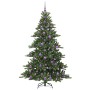 Árbol de Navidad artificial con ramas articuladas 180 cm PVC