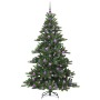 Árbol de Navidad artificial con ramas articuladas 180 cm PVC