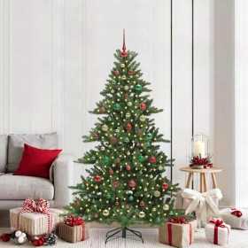 Árbol de Navidad artificial con ramas articuladas 180 cm PVC