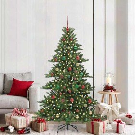 Árbol de Navidad artificial con ramas articuladas 180 cm PVC