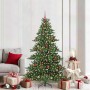 Árbol de Navidad artificial con ramas articuladas 180 cm PVC