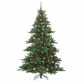 Árbol de Navidad artificial con ramas articuladas 180 cm PVC