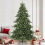 Árbol de Navidad artificial con ramas articuladas 210 cm PVC