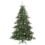 Árbol de Navidad artificial con ramas articuladas 210 cm PVC