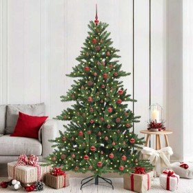 Árbol de Navidad artificial con ramas articuladas 210 cm PVC
