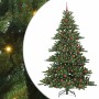 Árbol de Navidad artificial con ramas articuladas 210 cm PVC