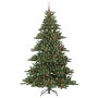 Árbol de Navidad artificial con ramas articuladas 210 cm PVC