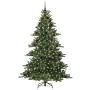 Árbol de Navidad artificial con ramas articuladas 210 cm PVC