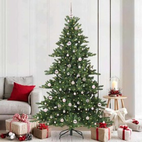 Árbol de Navidad artificial con ramas articuladas 210 cm PVC