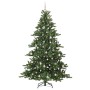 Árbol de Navidad artificial con ramas articuladas 210 cm PVC