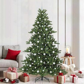 Árbol de Navidad artificial con ramas articuladas 210 cm PVC