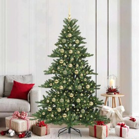 Árbol de Navidad artificial con ramas articuladas 210 cm PVC