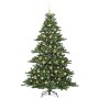Árbol de Navidad artificial con ramas articuladas 210 cm PVC