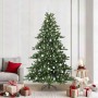 Árbol de Navidad artificial con ramas articuladas 210 cm PVC