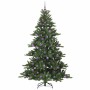 Árbol de Navidad artificial con ramas articuladas 210 cm PVC