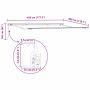 Toldo Manual 4,5 x 3 m Metal