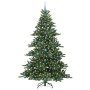 Árbol de Navidad artificial con ramas articuladas 210 cm PVC