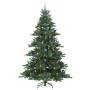 Árbol de Navidad artificial con ramas articuladas 210 cm PVC