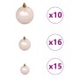 Árbol de Navidad artificial con ramas articuladas 240 cm PVC