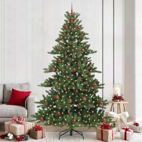 Árbol de Navidad artificial con ramas articuladas 240 cm PVC