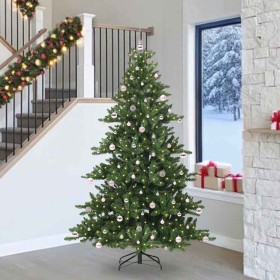 Árbol de Navidad artificial con ramas articuladas 240 cm PVC