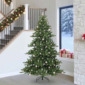 Árbol de Navidad artificial con ramas articuladas 240 cm PVC