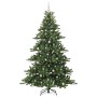 Árbol de Navidad artificial con ramas articuladas 240 cm PVC