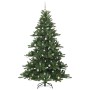 Árbol de Navidad artificial con ramas articuladas 240 cm PVC