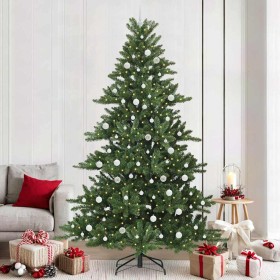 Árbol de Navidad artificial con ramas articuladas 240 cm PVC