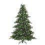 Árbol de Navidad artificial con ramas articuladas 240 cm PVC