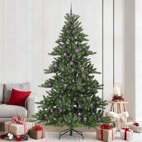Árbol de Navidad artificial con ramas articuladas 240 cm PVC