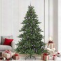Árbol de Navidad artificial con ramas articuladas 240 cm PVC