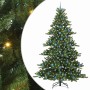 Árbol de Navidad artificial con ramas articuladas 240 cm PVC