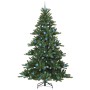 Árbol de Navidad artificial con ramas articuladas 240 cm PVC